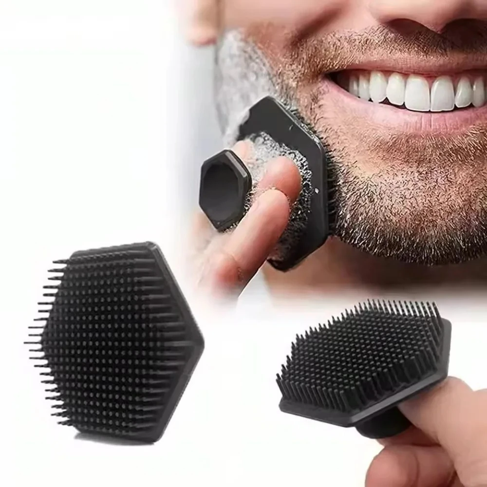 Men'S Grooming And Skin Care - Mini-Silikon-Gesichtsreinigungsbürste für Männer, Tiefenreinigung, Peeling, Massage,