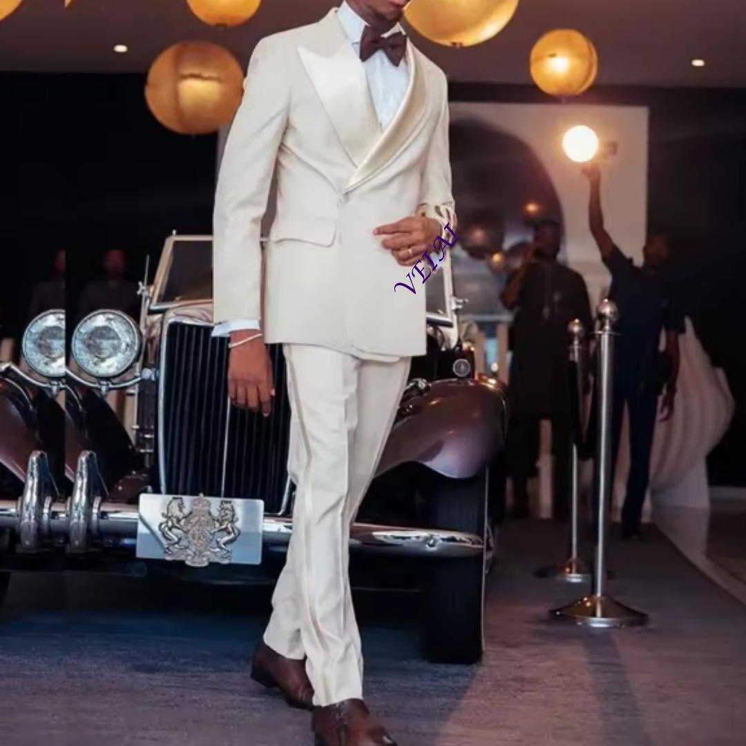 Men Grooming Outfit - Herren-Hochzeitsanzüge mit einzigartigem Kragen, formelle Herren-Smoking,