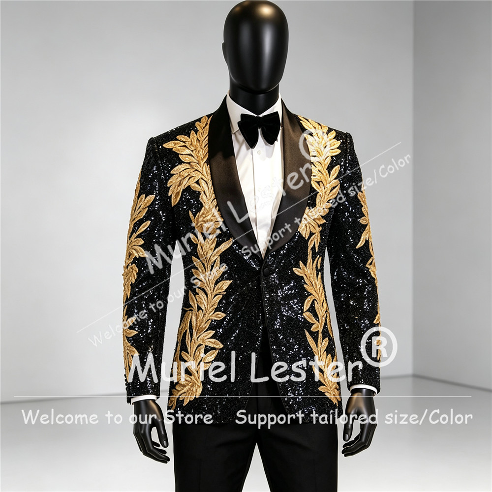 Glitzernder Pailletten-Herrena – Men Grooming Outfit Bewertung und Preis