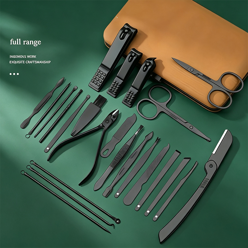 24-teiliges Maniküre- und Pedi – Mens Grooming Kit Case Bewertung und Preis