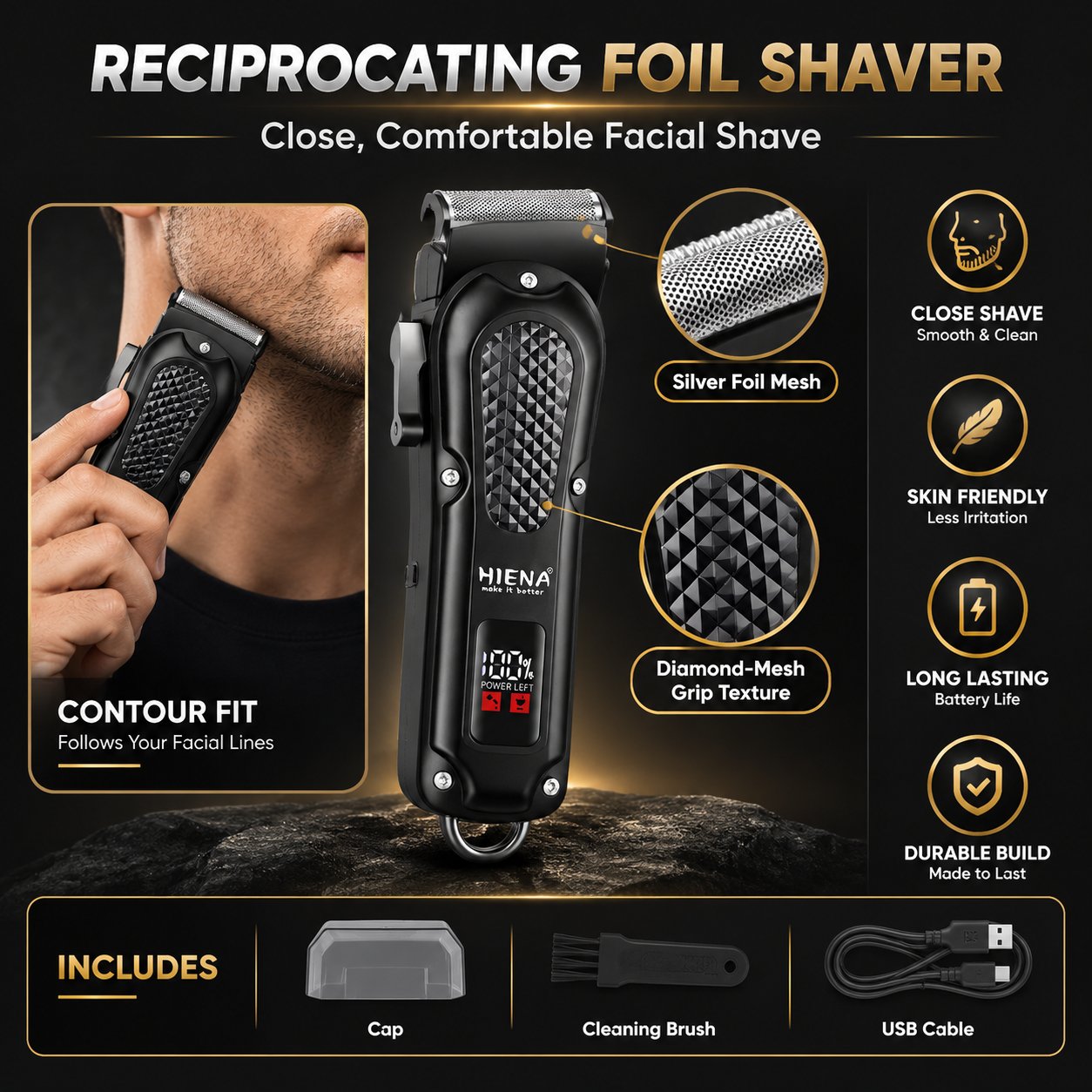 Professionelles 3-in-1-Bartsch – Mens Grooming Kit Case Bewertung und Preis