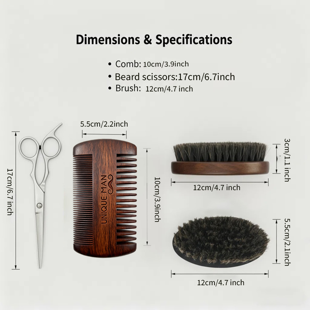 UNIQUE MAN Herren-Bart-Set, sc – Men Grooming Outfit Bewertung und Preis