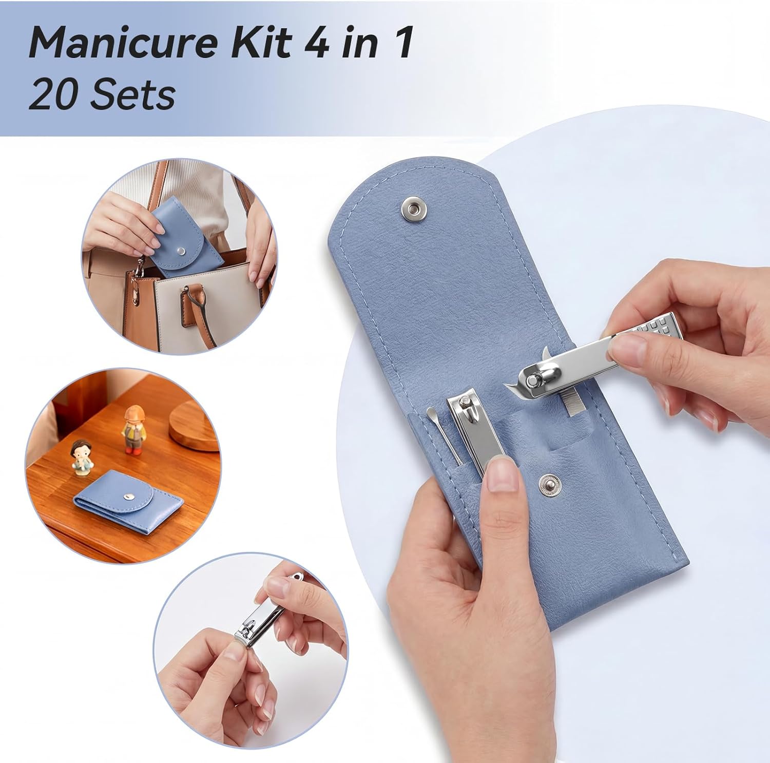 Reise-Maniküre-Set, 5-teiliges – Mens Grooming Kit Case Bewertung und Preis